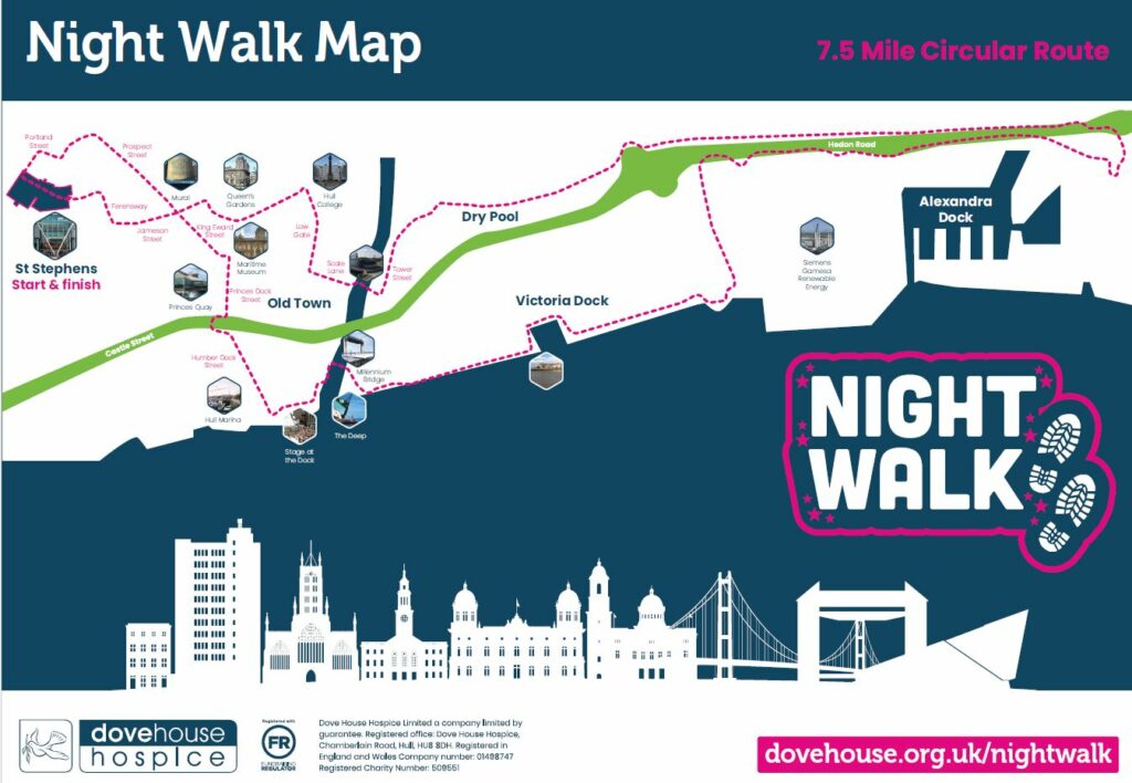 Night Walk map